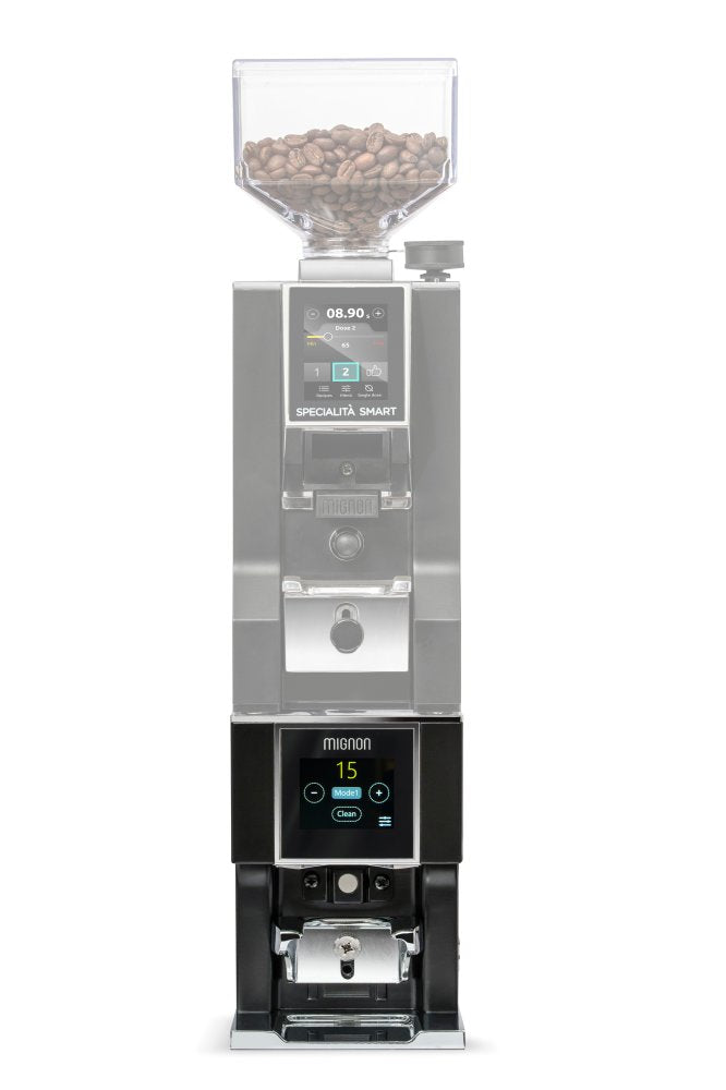 Eureka Mignon Automatic Tamper Display - Coffee Coaching Club 2