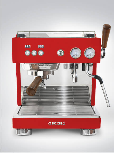 Ascaso Baby T PLUS en Rojo – Coffee Coaching Club