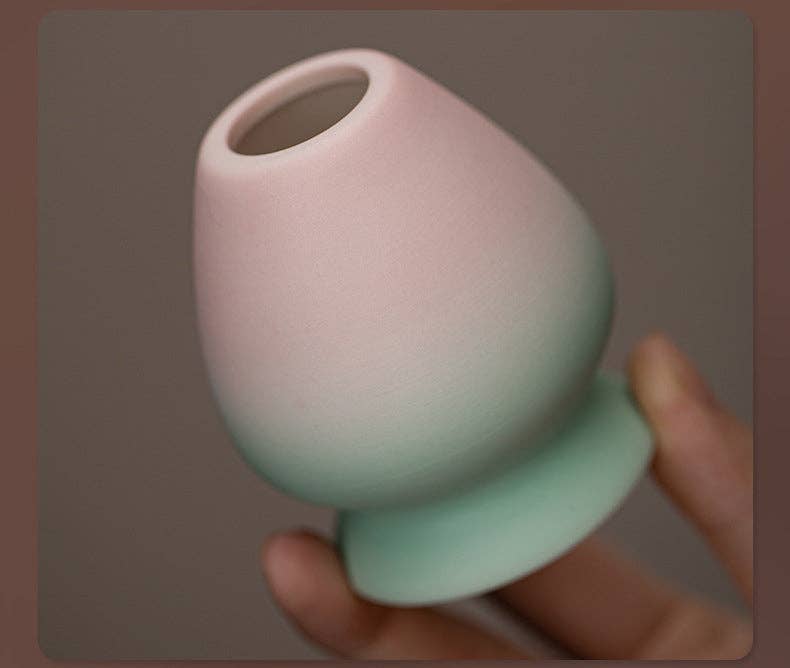 Gohobi - Gohobi Ceramic Matcha Set 043, pink and green - Coffee Coaching Club GmbH