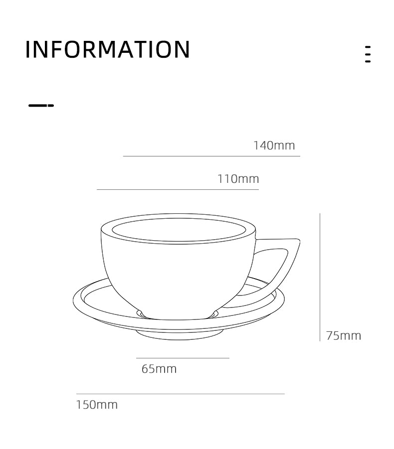 MHW 3BOMBER Tazza in Ceramica 280 ml Albicocca - Coffee Coaching Club