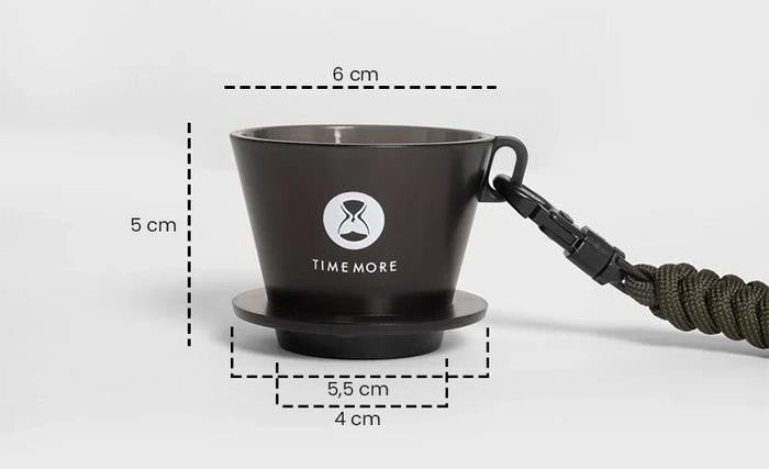 TIMEMORE B75 Tasting Cup Transparent Black – Coffee Coaching Club