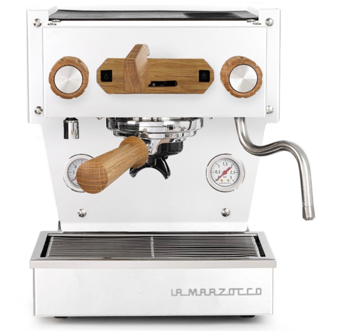 Brewspire wood set – finishing set for La Marzocco Linea Mini R and Micra – Coffee Coaching Club
