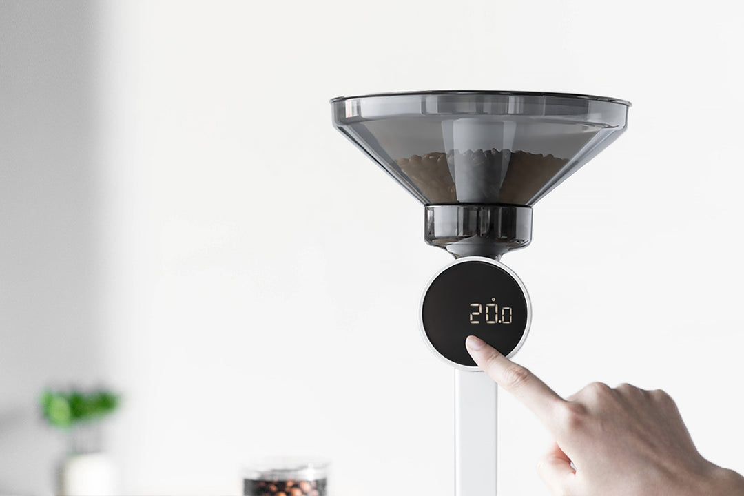 Acaia Orion, dosador de grãos - Branco fosco – Coffee Coaching Club 3