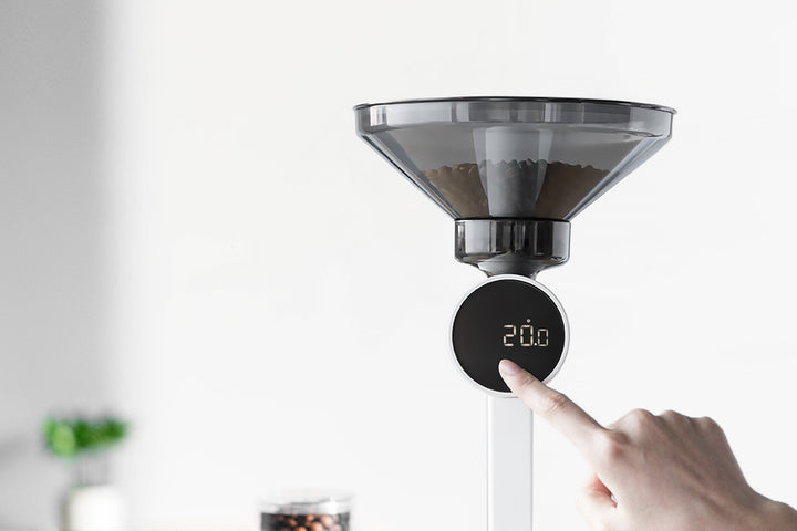 Acaia Orion, dosador de grãos - Branco fosco – Coffee Coaching Club 3