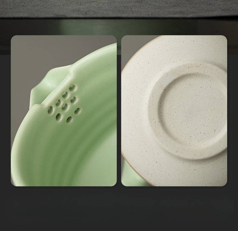 Gohobi - Gohobi Colourful Ceramic Bowl Matcha Set: Yellow - Coffee Coaching Club