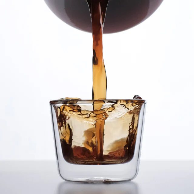 Varia FLO 0.4L Glass Server mit Kaffee – Coffee Coaching Club 3