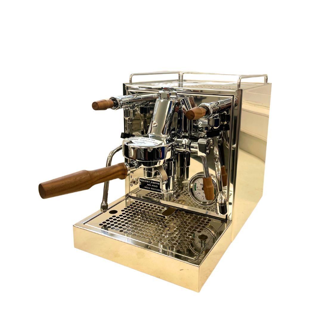 Rocket NOW Edition Inox Wood mit Holzapplikationen – Coffee Coaching Club 6