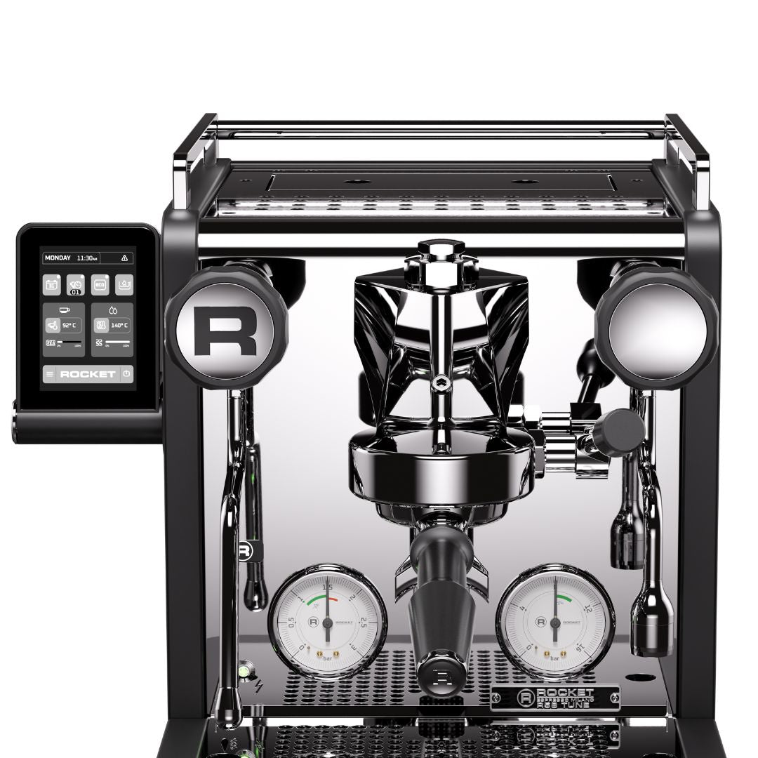 Rocket R58 Tune Matt Schwarz Seitenansicht monolithisches Gehäuse - Coffee Coaching Club 3