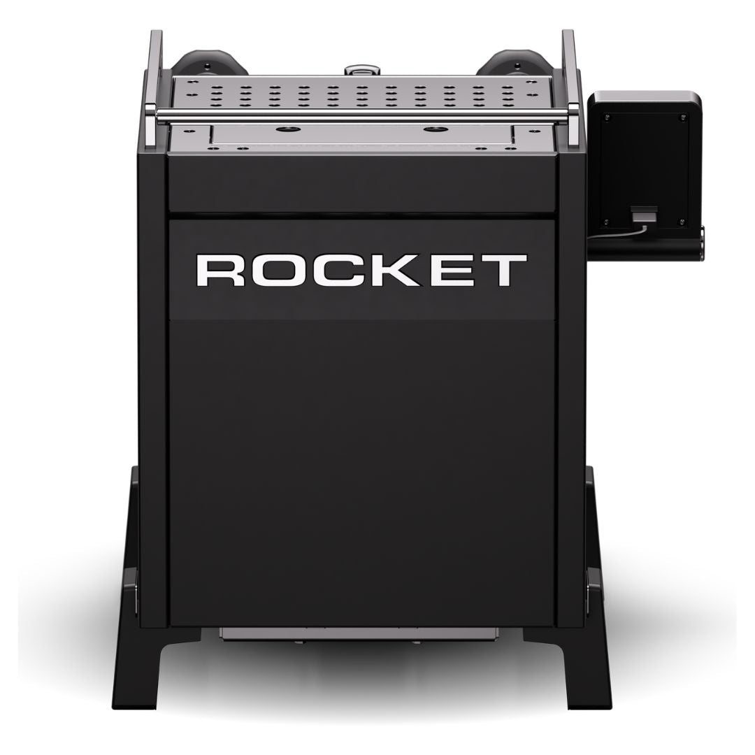 Rocket R58 Tune Matt Schwarz Rückseite und Festwasseranschluss - Coffee Coaching Club 6
