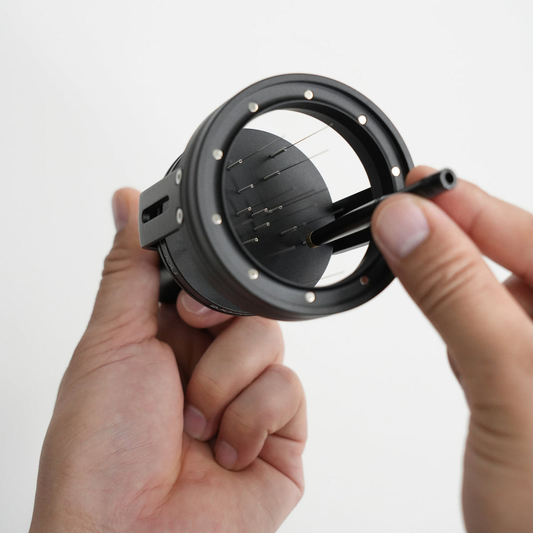 Normcore V3 Concentric, détail des aiguilles – Coffee Coaching Club 3