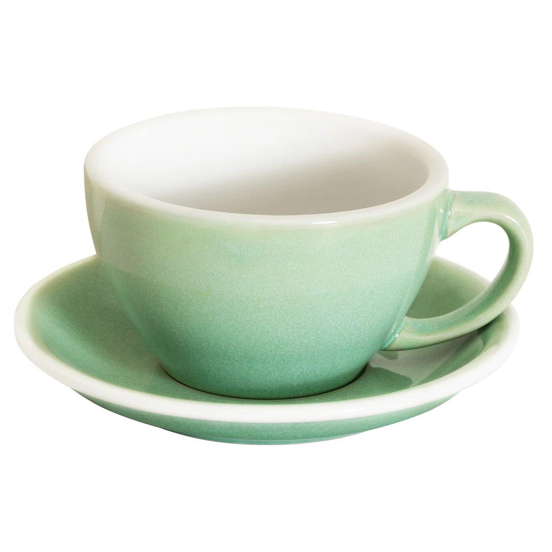 Tasse latte macchiato Loveramics Egg Potter Colors 300 ml avec soucoupe - Coffee Coaching Club