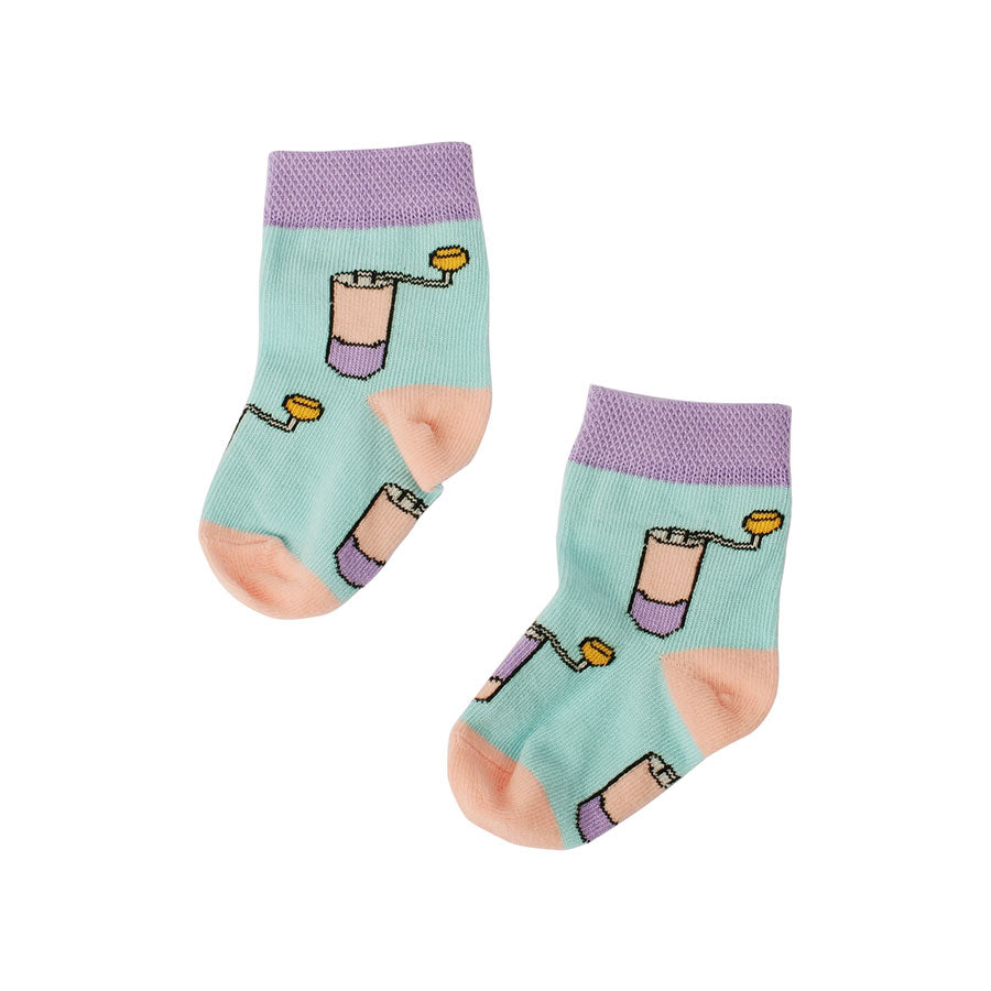 Comandante chaussettes bébé pastel 14-19 - Coffee Coaching Club