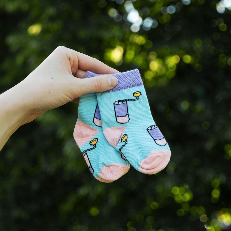 Comandante chaussettes bébé pastel 14-19 - Coffee Coaching Club