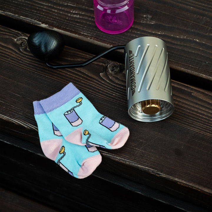 Comandante chaussettes bébé pastel 14-19 - Coffee Coaching Club