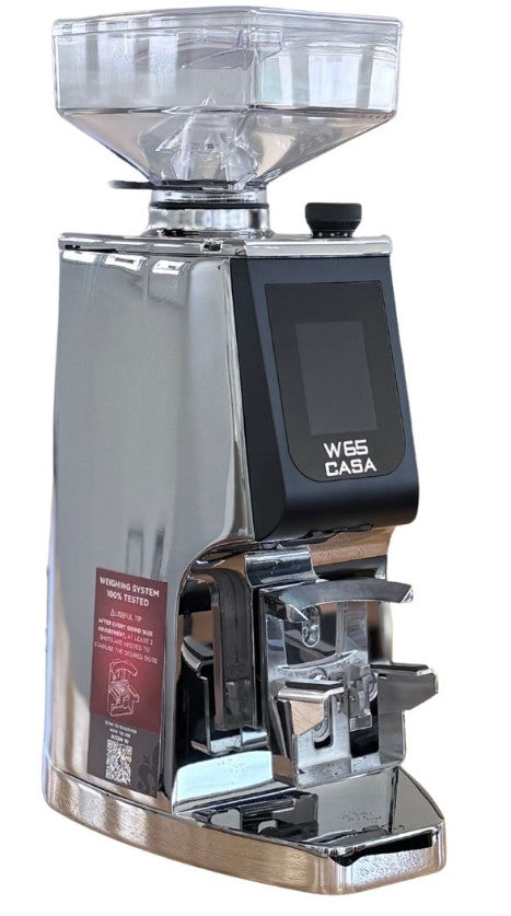 Eureka Atom W 65 Casa, chrome – Coffee Coaching Club