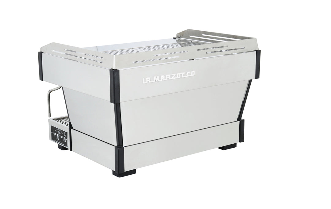 La Marzocco Linea PB X AV 2-gruppig – weisse Designelemente – Coffee Coaching Club 3