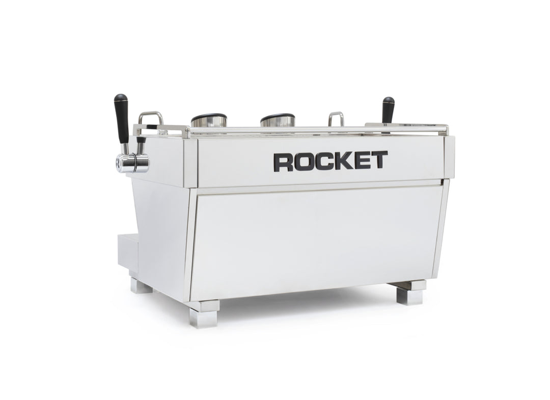 Rocket RE Doppia 2-group side view – Coffee Coaching Club 3