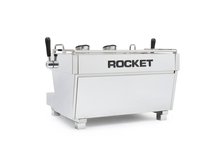 Rocket RE Doppia 2-group side view – Coffee Coaching Club 3