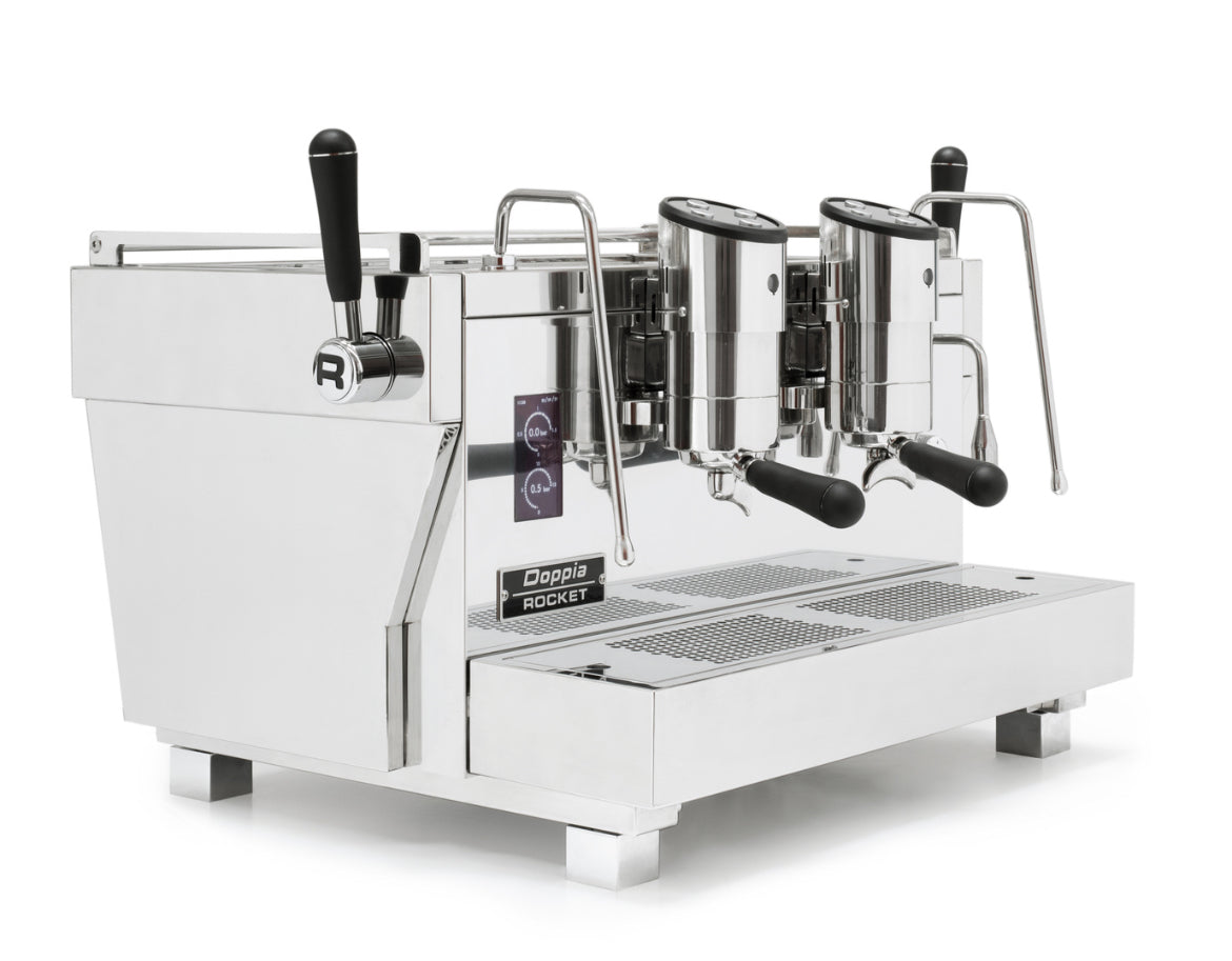 Rocket RE Doppia 2-group commercial dual boiler – Coffee Coaching Club 1