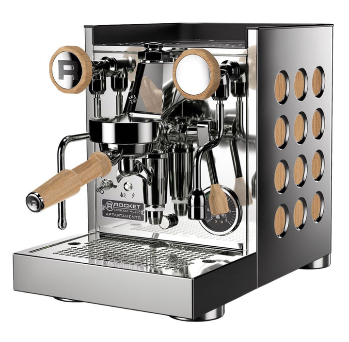 Rocket Appartamento TCA Holzelemente Seitenansicht – Coffee Coaching Club 3