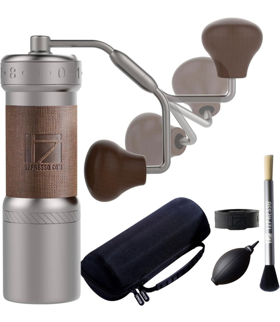 1Zpresso K-Ultra Moinho de Café Manual Prata - Coffee Coaching Club