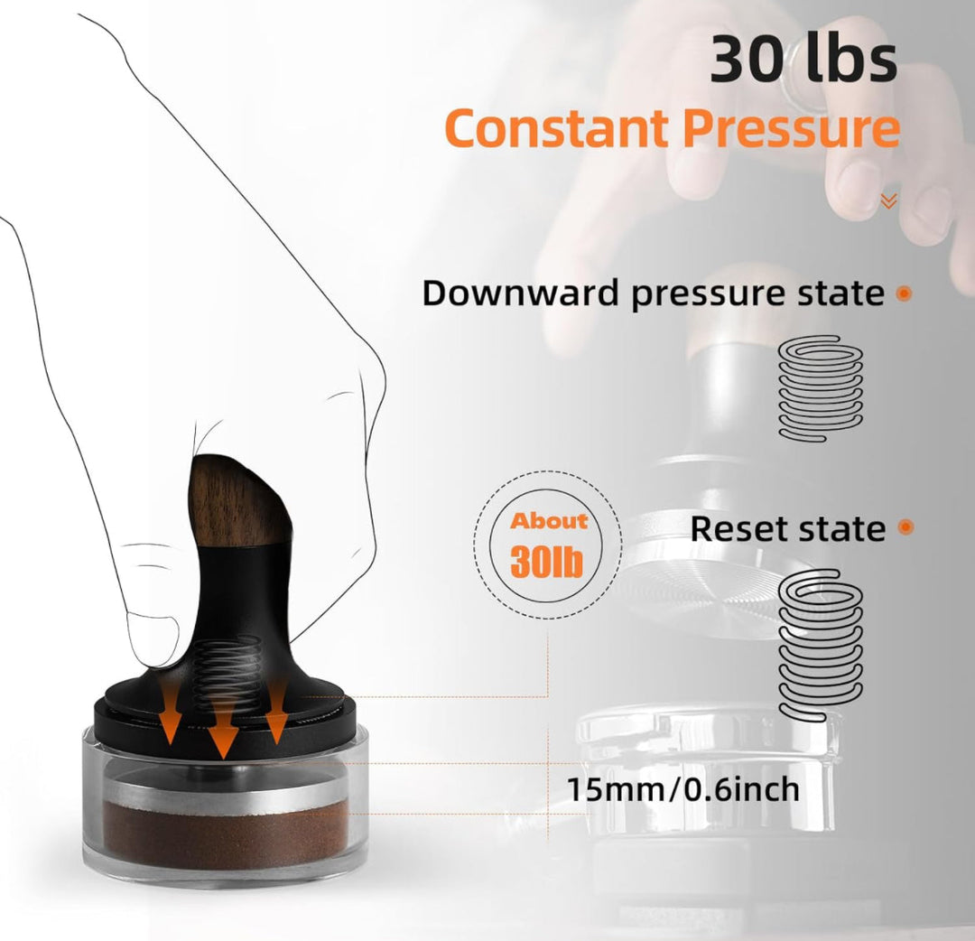 MHW-3BOMBER Tamper per Espresso Flash 53.35 mm: perfetto per estrazioni costanti e precise - Coffee Coaching Club