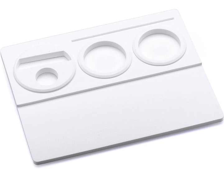 Normcore Tampmatte V2 Bianco portafiltro durante il tamping – Coffee Coaching Club 3