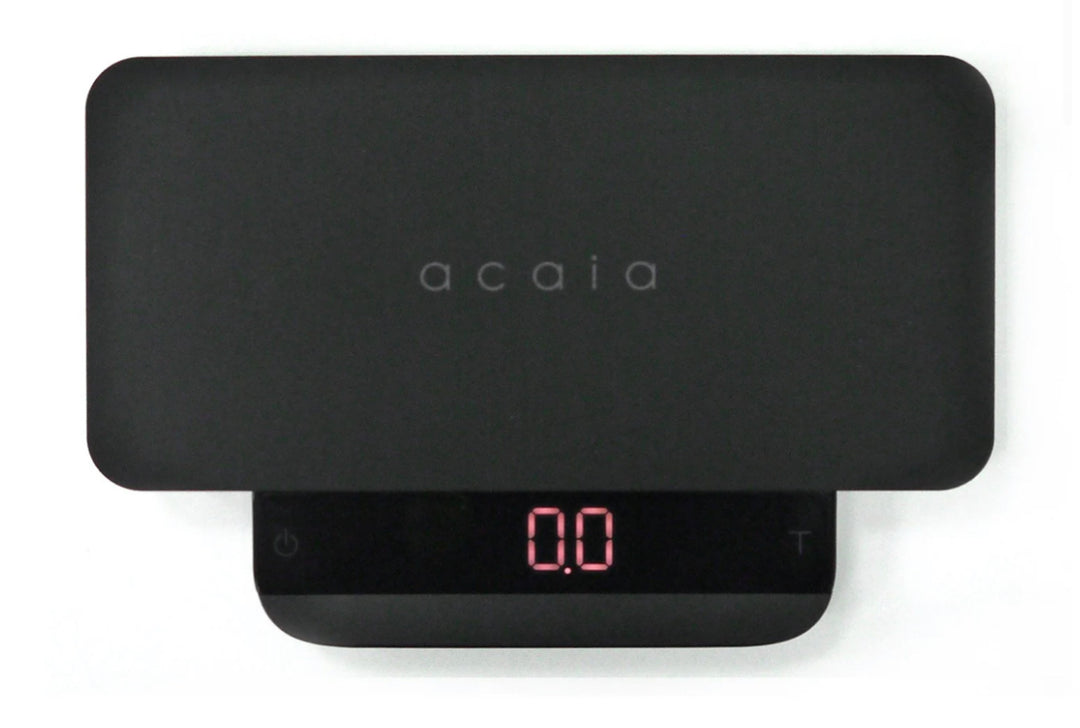 Plateau de pesée Acaia Lunar avec porte-filtre – Coffee Coaching Club 2