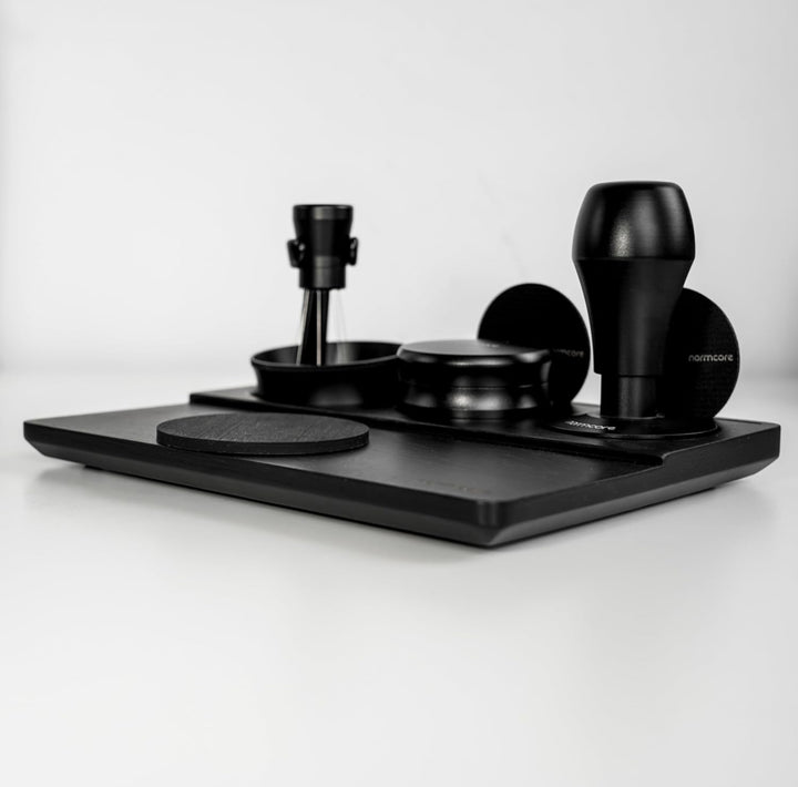Normcore Wood Tamping Mat detail view – Coffee Coaching Club 6