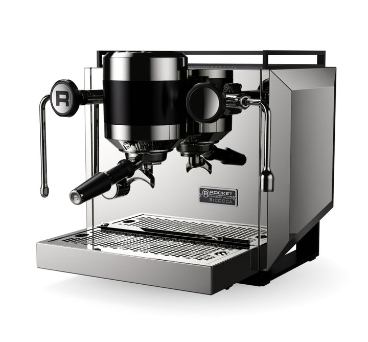 Rocket Bicocca Máquina de espresso de doble caldera en cromo – Coffee Coaching Club 1