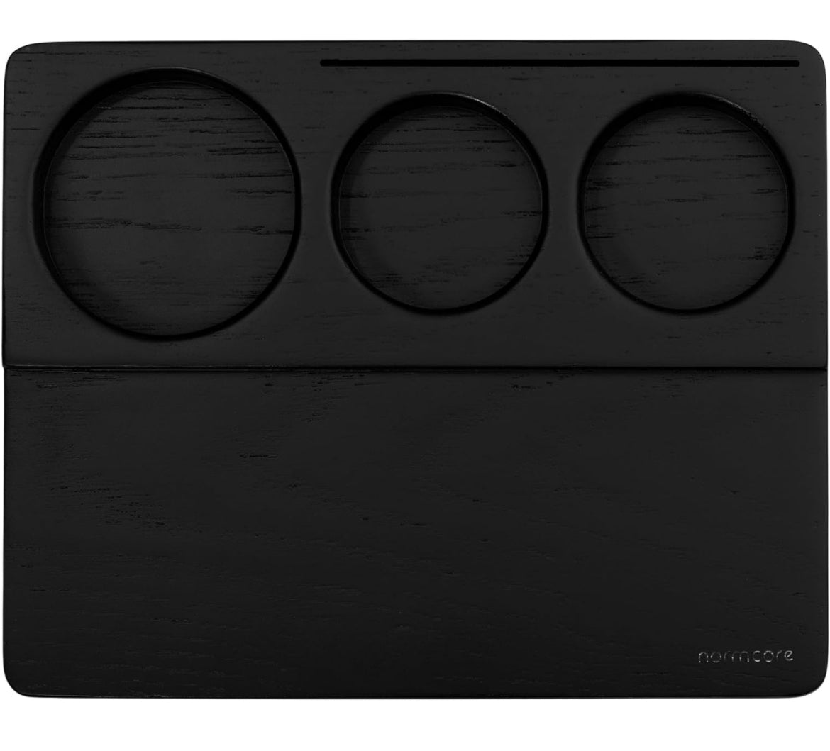 Normcore Tampmatte de madera maciza, roble negro – Coffee Coaching Club 1