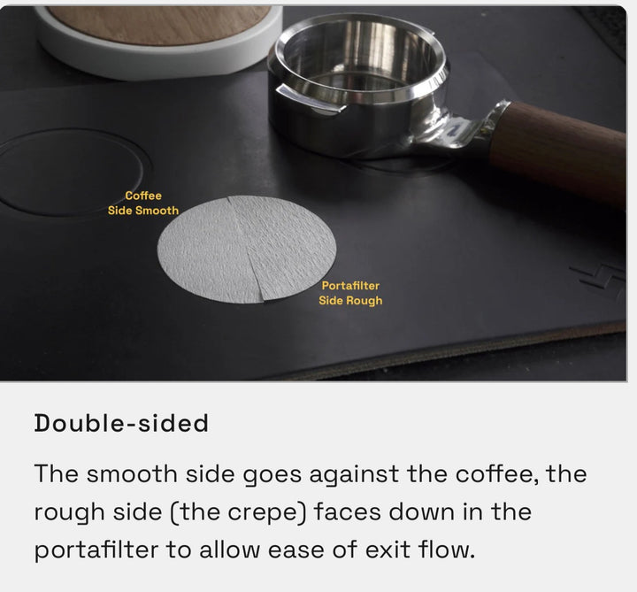 Weber Wokshops Espresso Papier Filter (EPF) für 58 mm Siebe - Coffee Coaching Club