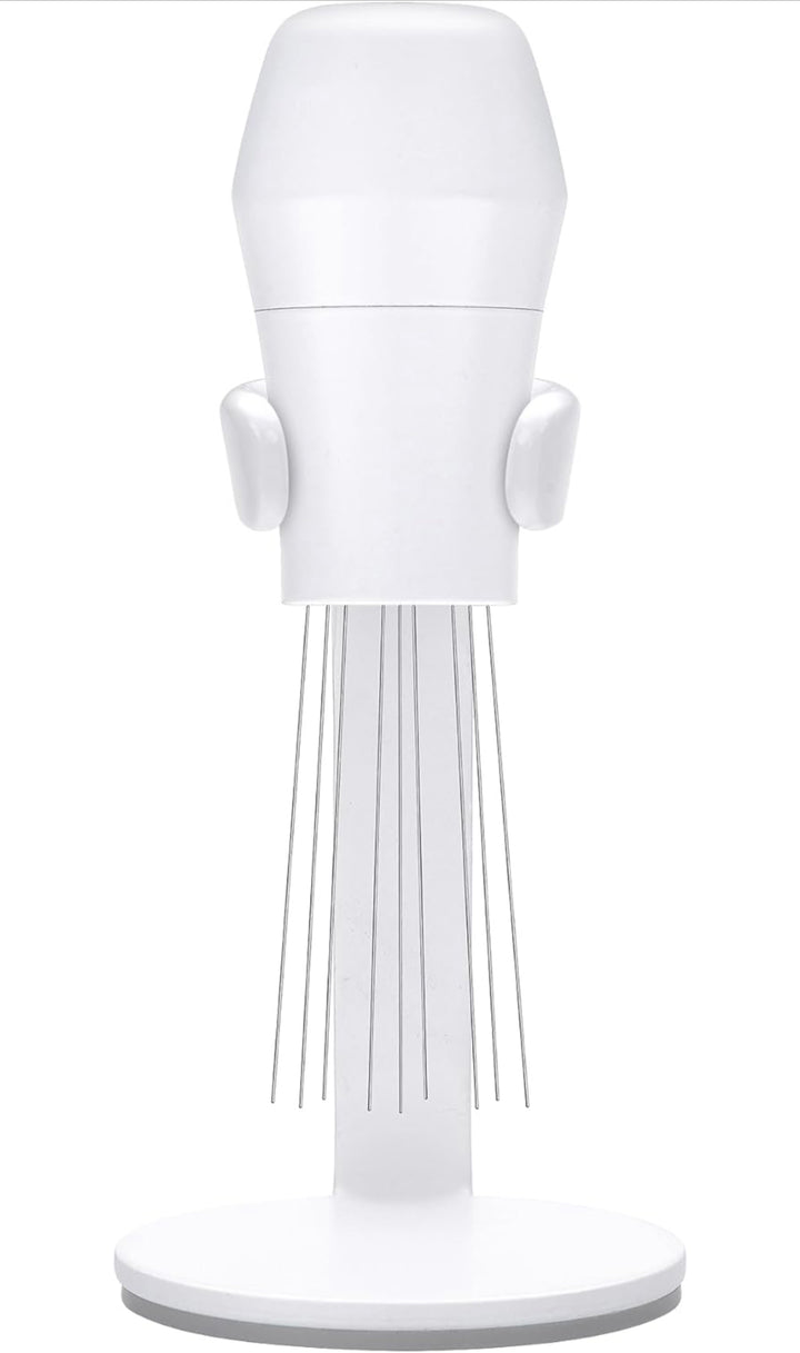 Outil WDT Normcore blanc, boîtier en aluminium usiné CNC – Coffee Coaching Club 4