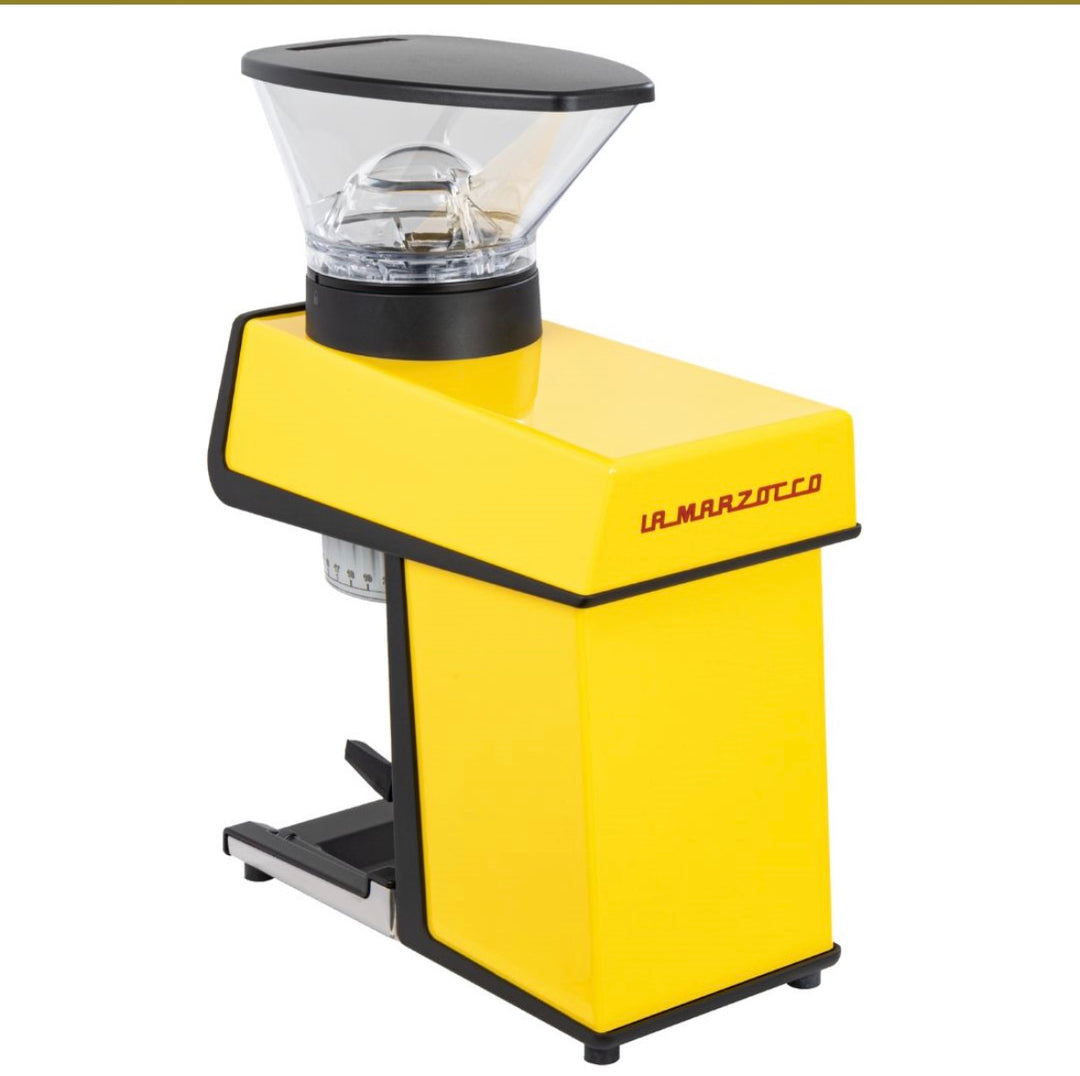 La Marzocco Pico in Gelb – Seitenansicht – Coffee Coaching Club