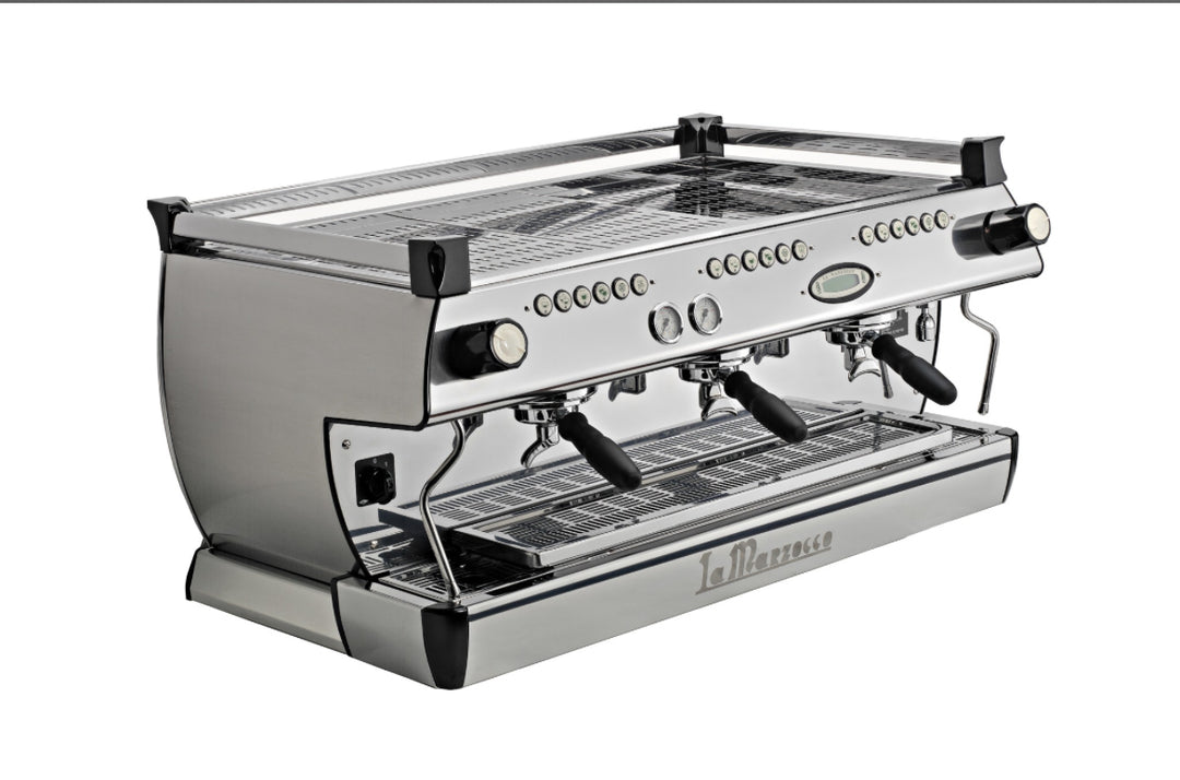 La Marzocco GB5 AV de 3 grupos, máquina de espresso – Coffee Coaching Club 1