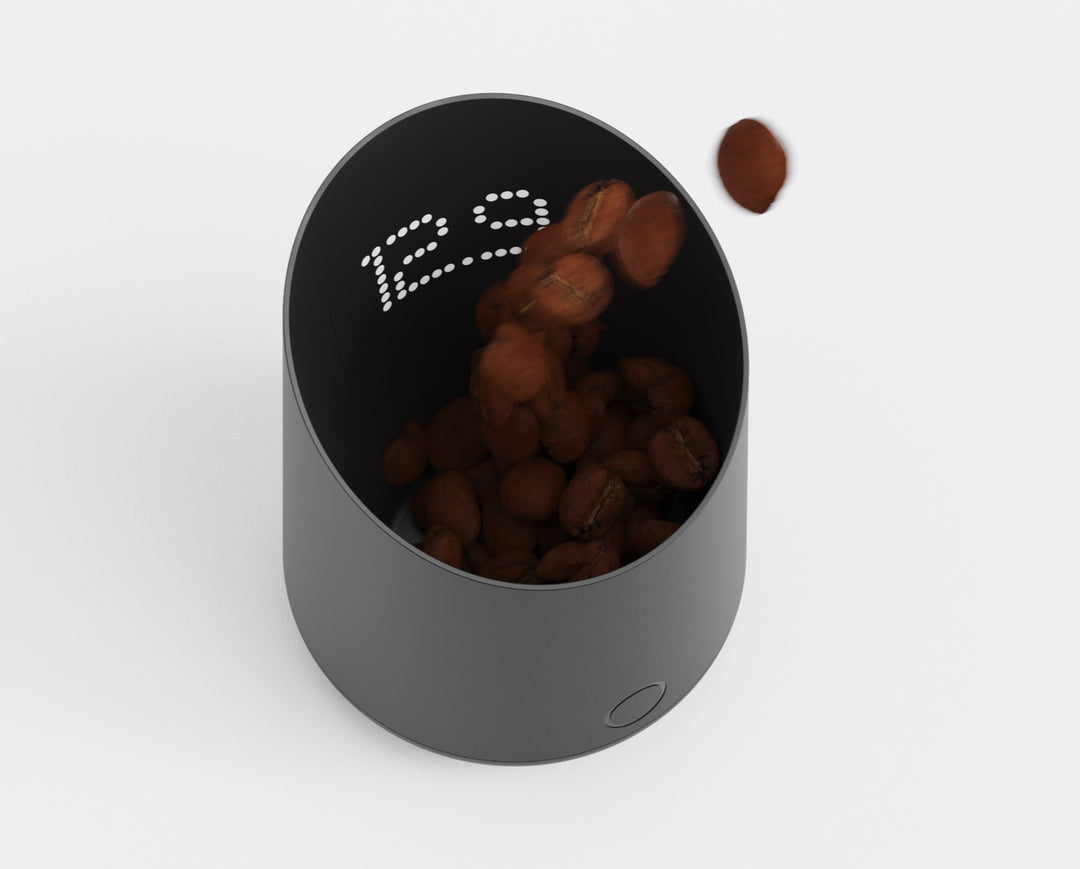 Subminimal Subscale dosing cup with built-in scale - Coffee Coaching Club