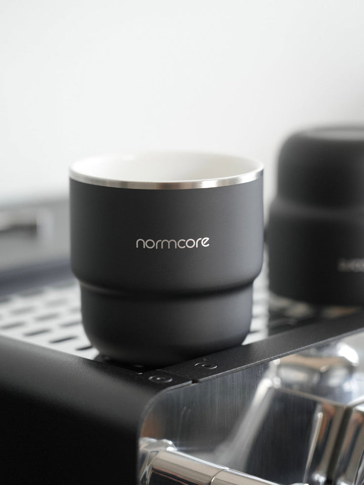Normcore Espresso-Tassen 2er-Set Edelstahl – Coffee Coaching Club 1