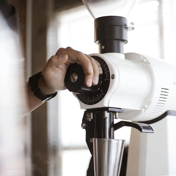 Mahlkönig EK43 S Allroundmühle Detailansicht – Coffee Coaching Club 3