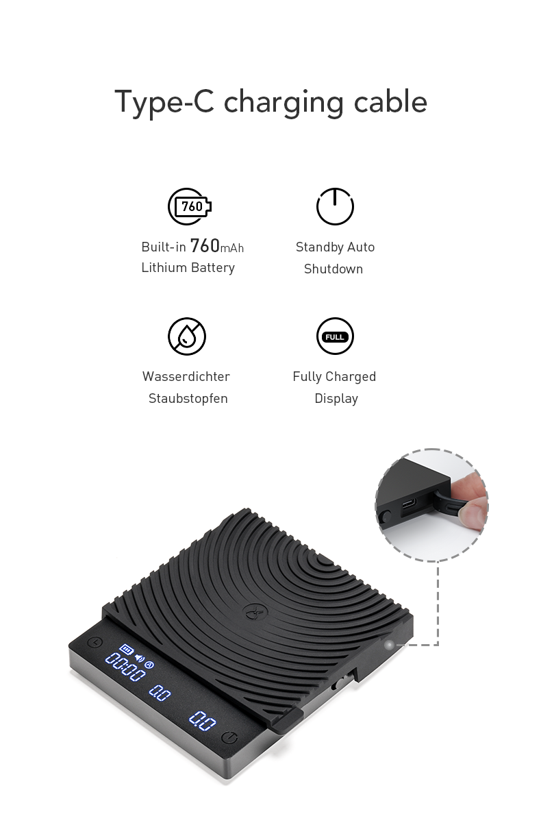 Timemore Black Mirror Basic Mini coffee scale - Coffee Coaching Club