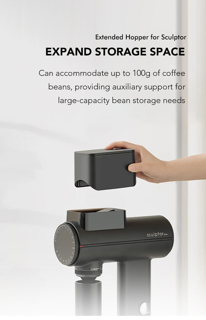 Timemore Scupltors Series hopper capacity extension - Coffee Coaching Club