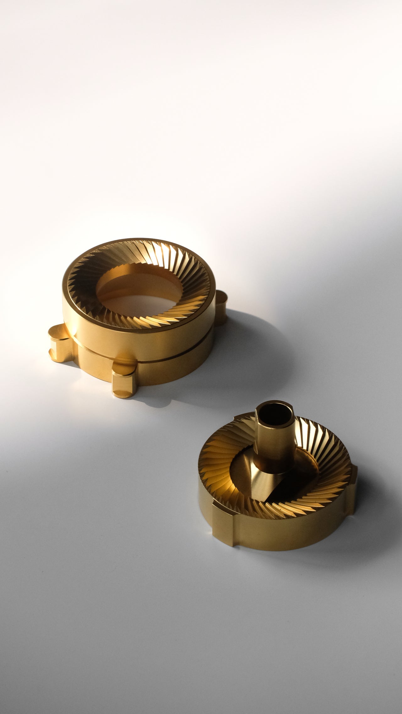 Meules Varia VS6 Gold Titanium vue détaillée – Coffee Coaching Club 2