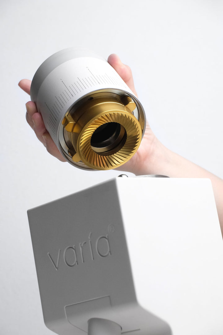 Varia VS6 Gold Titanium Mahlscheiben Schneidkante – Coffee Coaching Club 3