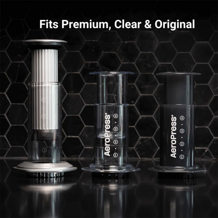 AeroPress Premium Coffee Maker made of glass and stainless steel – a handcrafted masterpiece - Coffee Coaching Club