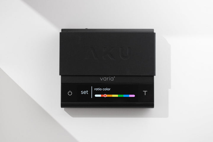 Varia AKU PRO coffee scale detail view – Coffee Coaching Club 5