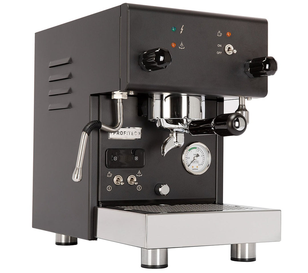 Profitec PRO 300 nero, doppia caldaia – vista frontale – Coffee Coaching Club 1