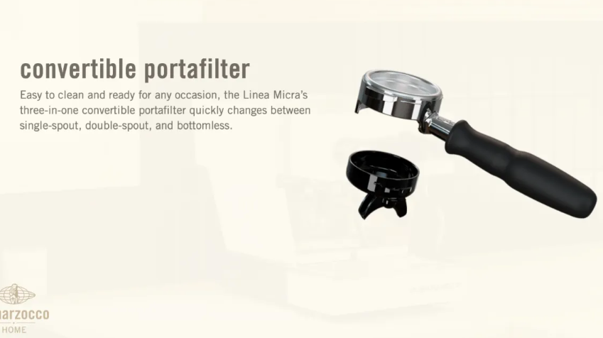 La Marzocco Multi porta-filtro sem fundo sem bico – Coffee Coaching Club 2