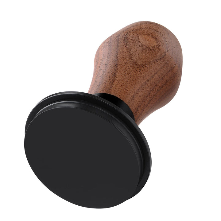Normcore Tamper Titan PVD Nussbaum Detailansicht – Coffee Coaching Club 5