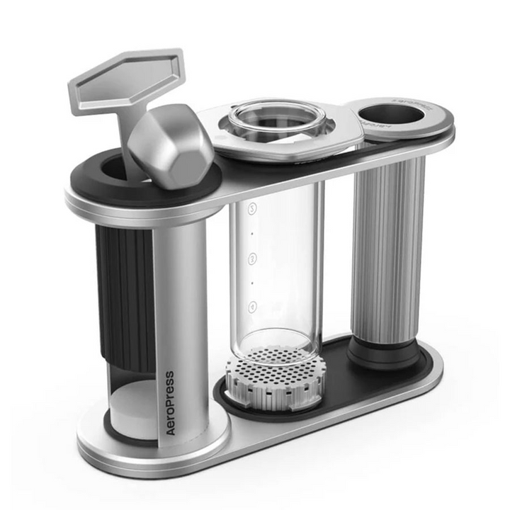 AeroPress Edelstahl-Organizer – Hochwertige Aufbewahrung für deine Kaffeestation - Coffee Coaching Club GmbH