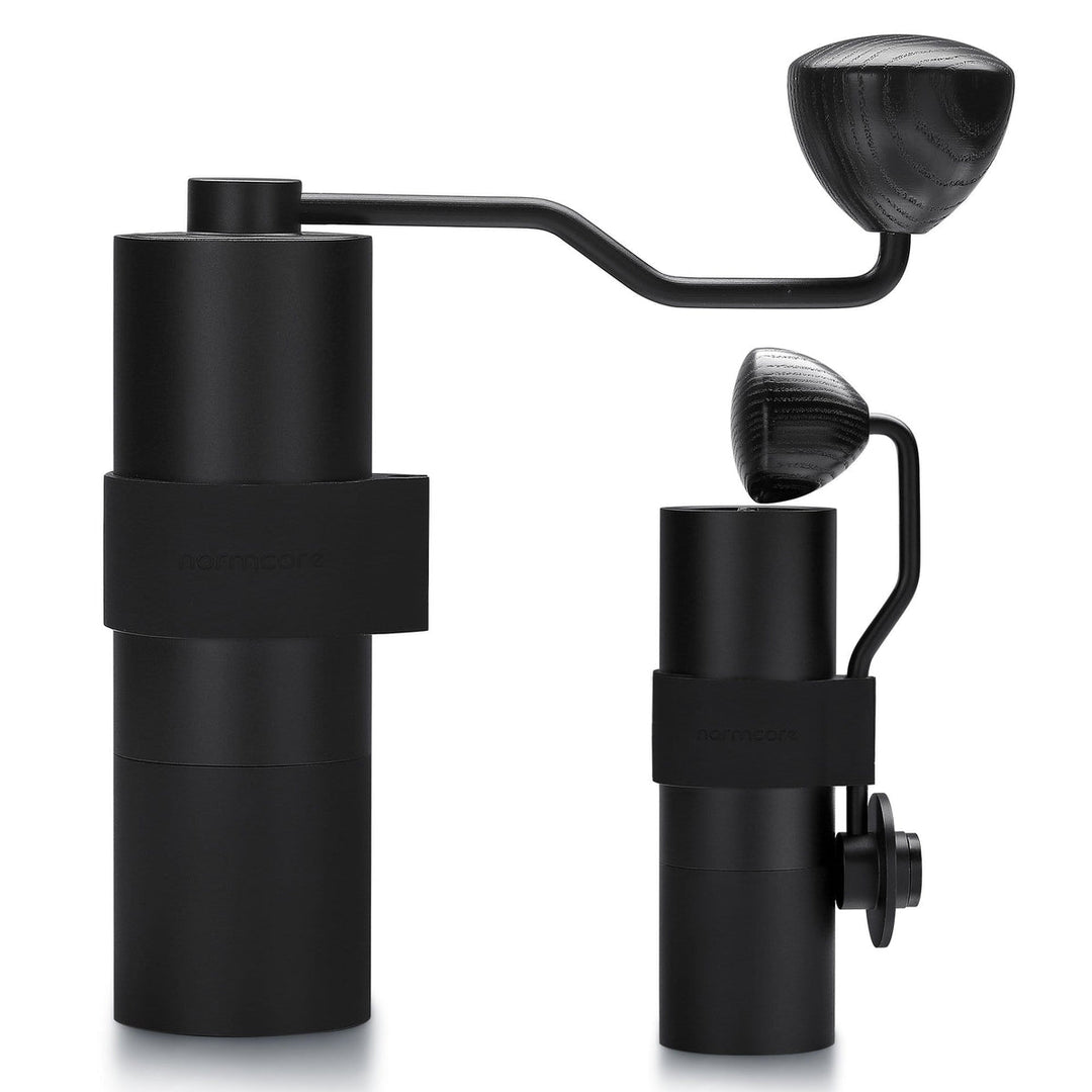 Normcore Molinillo de Café Manual V2 / Cuerpo de Molienda de 38 mm Revestido en Titanio - Coffee Coaching Club