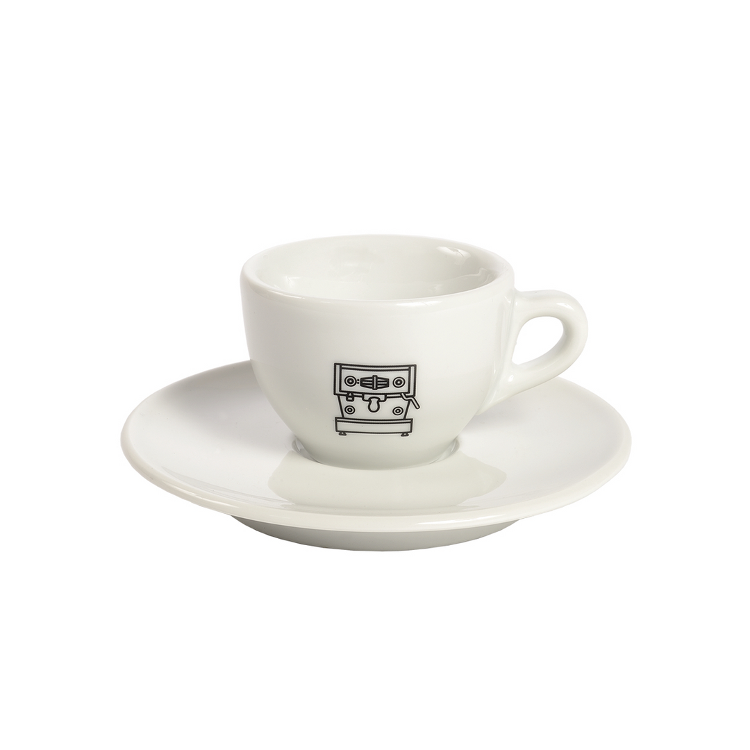 La Marzocco espresso cup set Linea Mini 6 pieces white – Coffee Coaching Club 1